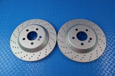 Mercedes S class Maybach S550 S560 S450 rear brake rotors TopEuro #11150